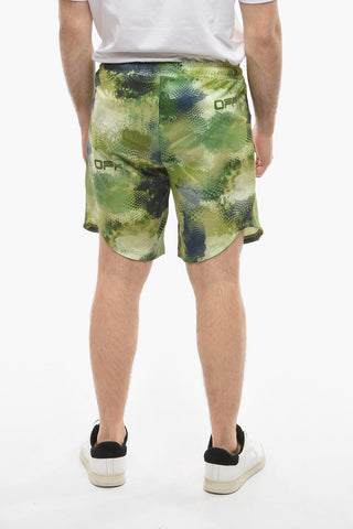 ACTIVE Shorts Monotasca con Motivo Astratto