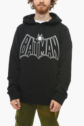 Hoodie Sweatshirt with Contrasting BATMAN Print