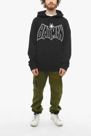 Hoodie Sweatshirt with Contrasting BATMAN Print
