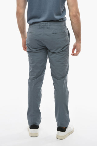 CC COLLECTION Linen Blend Chinos Pants with Belt Loops