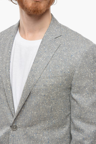 Blazer Semifoderato ACADEMY in Misto Lana Tweed