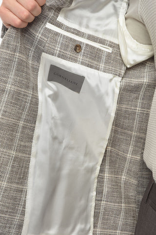 Blazer GATE in Misto Cotone con Motivo Windowpane