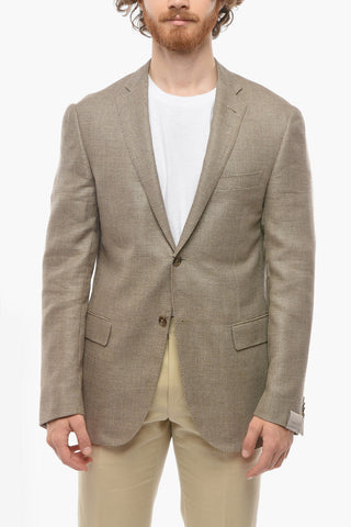 Blazer 2 Bottoni GATE in Misto Seta Tweed