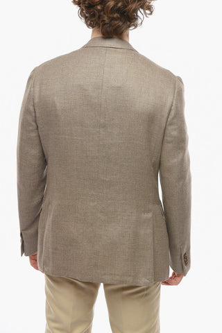 Blazer 2 Bottoni GATE in Misto Seta Tweed
