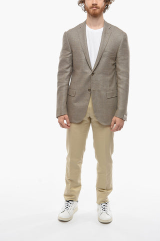 Blazer 2 Bottoni GATE in Misto Seta Tweed
