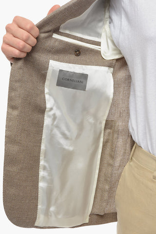 Blazer 2 Bottoni GATE in Misto Seta Tweed