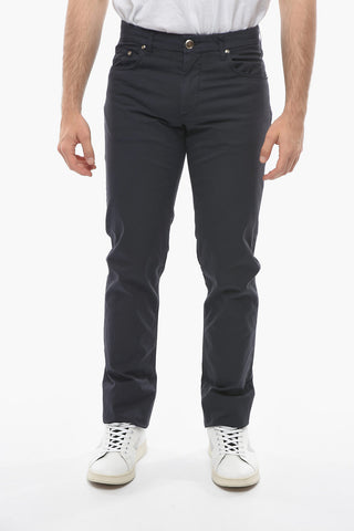 ID 5 Pocket Stretch Cotton Pants with Belt Loops