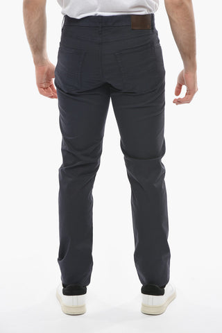 ID 5 Pocket Stretch Cotton Pants with Belt Loops