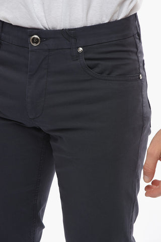ID 5 Pocket Stretch Cotton Pants with Belt Loops