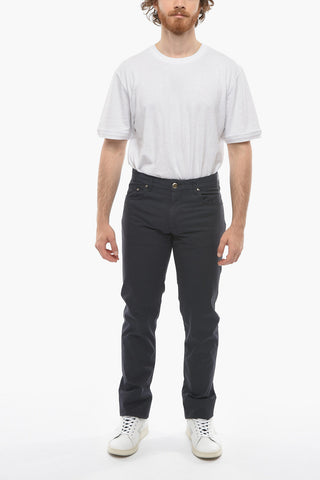 ID 5 Pocket Stretch Cotton Pants with Belt Loops