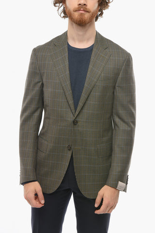 2 Button ACADEMY SOFT Gingham Patterned Blazer