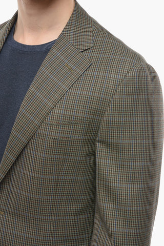 2 Button ACADEMY SOFT Gingham Patterned Blazer