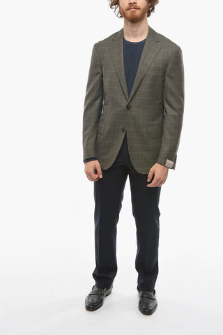 2 Button ACADEMY SOFT Gingham Patterned Blazer
