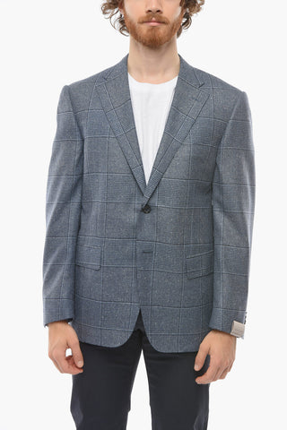 Blazer 2 Bottoni MANTUA con Motivo District Check