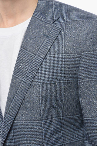 Blazer 2 Bottoni MANTUA con Motivo District Check