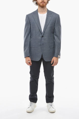 Blazer 2 Bottoni MANTUA con Motivo District Check
