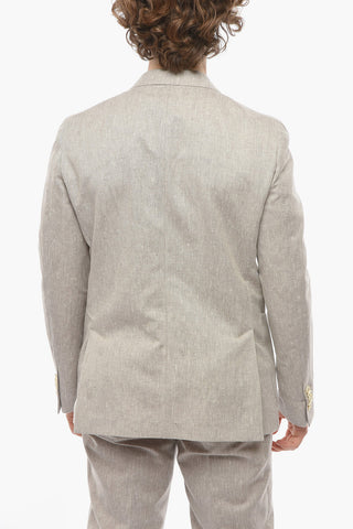 CC COLLECTION Half-lined REWARD Linen Blend Blazer