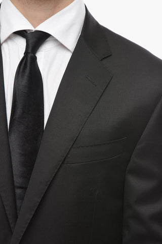 Virgin-wool ACADEMY Single-breasted Suit with Notch Lapel