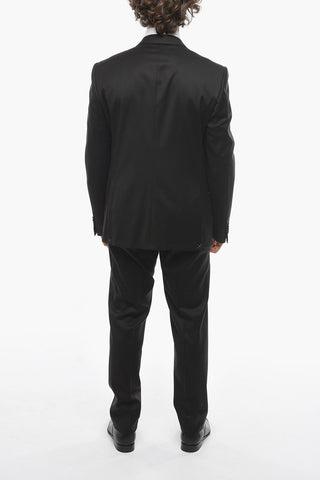 Virgin-wool ACADEMY Single-breasted Suit with Notch Lapel