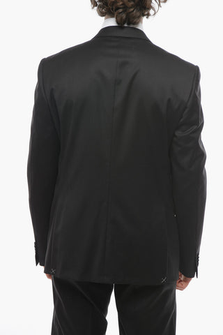 Virgin-wool ACADEMY Single-breasted Suit with Notch Lapel