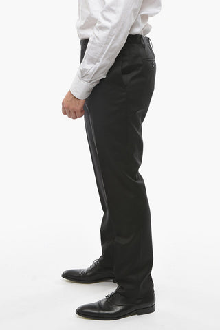 Virgin-wool ACADEMY Single-breasted Suit with Notch Lapel