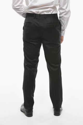 Virgin-wool ACADEMY Single-breasted Suit with Notch Lapel