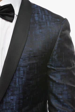 CERIMONIA Blazer in Satin di Seta ACADEMY con Revers a Scialle