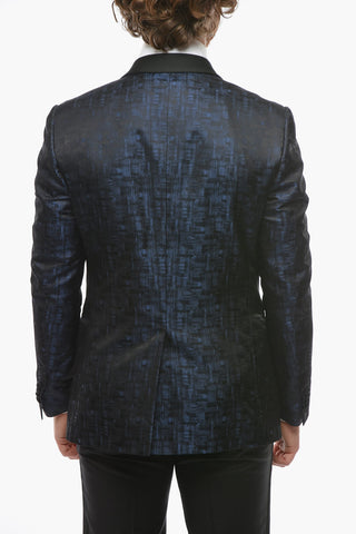 CERIMONIA Blazer in Satin di Seta ACADEMY con Revers a Scialle