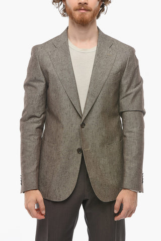 CC COLLECTION Blazer in Misto Lino REWARD con Tasche a Toppa