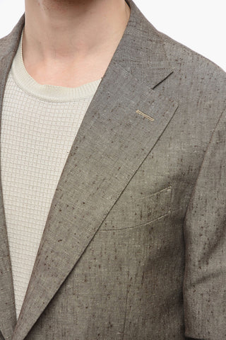 CC COLLECTION Blazer in Misto Lino REWARD con Tasche a Toppa