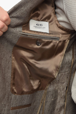CC COLLECTION Blazer in Misto Lino REWARD con Tasche a Toppa