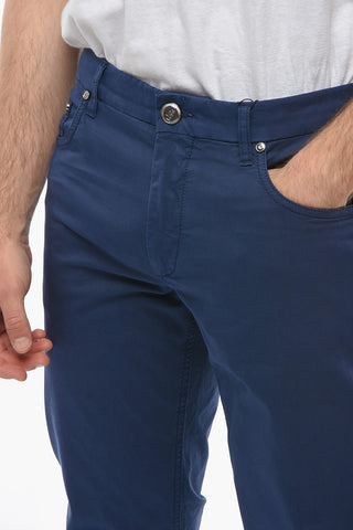 ID 5 Pocket Stretch Cotton Pants with Belt Loops