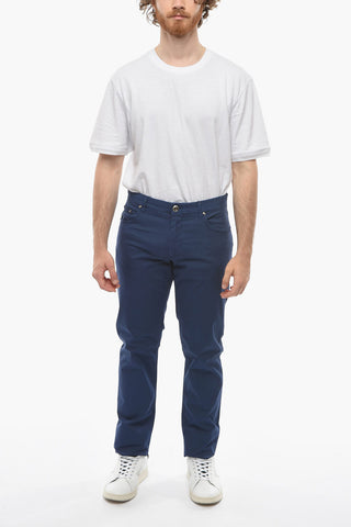 ID 5 Pocket Stretch Cotton Pants with Belt Loops