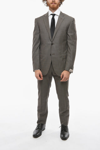 Virgin Wool ACADEMY Pin Check Suit