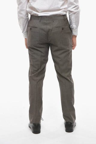 Virgin Wool ACADEMY Pin Check Suit