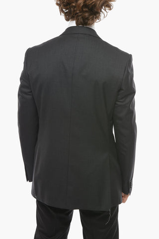 Virgin Wool LEADER Blazer with Flap Pockets