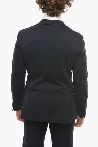 CC COLLECTION Blazer RESET in Jersey di Cotone con Tasche a Toppa