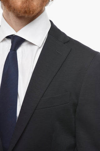 CC COLLECTION Blazer RESET in Jersey di Cotone con Tasche a Toppa