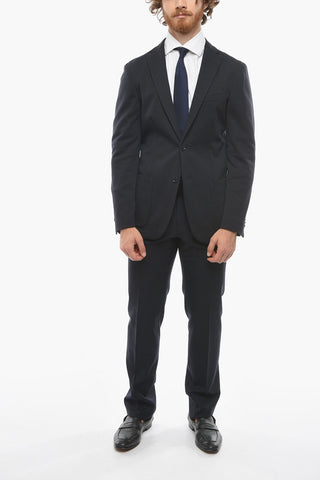 CC COLLECTION Blazer RESET in Jersey di Cotone con Tasche a Toppa