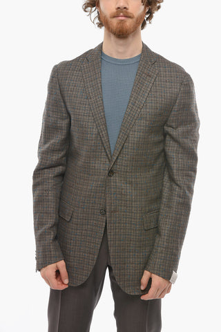Blazer GATE aus Leinenmischung mit Fil-à-Fil-Muster