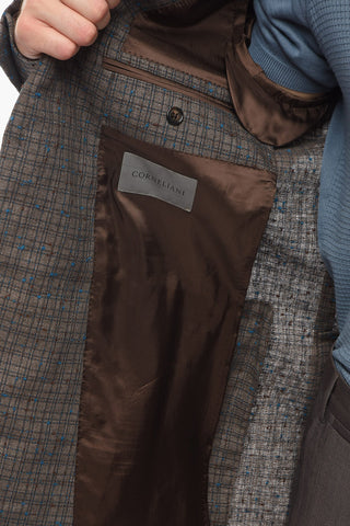 Blazer GATE aus Leinenmischung mit Fil-à-Fil-Muster