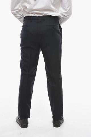 Virgin-wool ACADEMY Suit with Notch Lapel