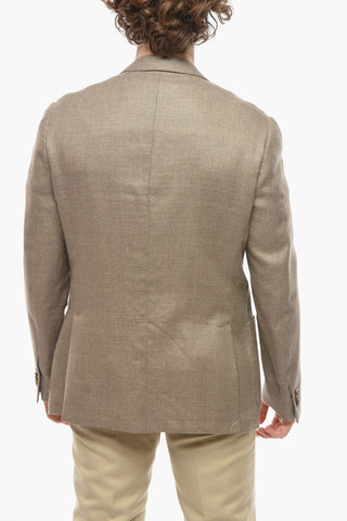 Blazer 2 Bottoni GATE in Misto Seta Tweed