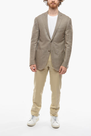 Blazer 2 Bottoni GATE in Misto Seta Tweed