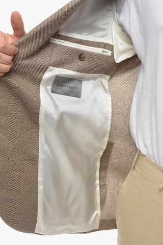 Blazer 2 Bottoni GATE in Misto Seta Tweed