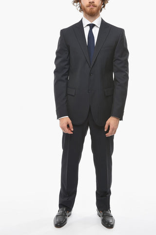 CC COLLECTION Peak Lapel REFINED Herringbone Suit