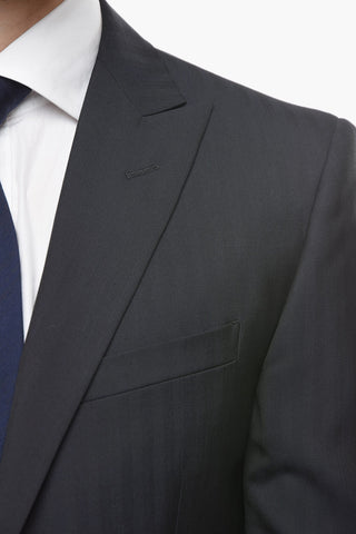CC COLLECTION Peak Lapel REFINED Herringbone Suit