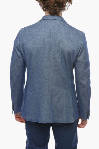 CC COLLECTION Bird's Eye Motif RESET Cotton Blazer