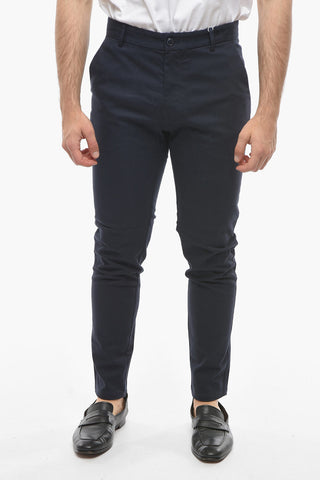 Mid Waist Cotton Blend FRANKIE Pants