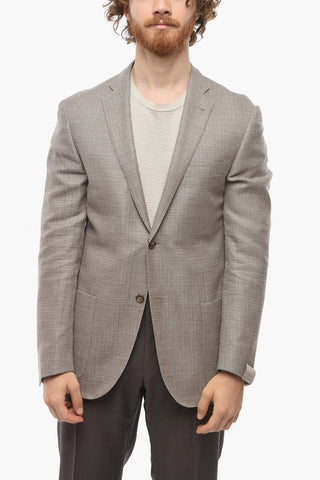 Blazer in Misto Lana GATE con Tasche a Toppa